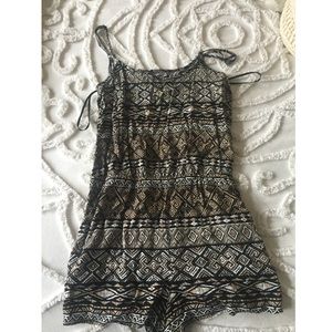 Printed Romper
